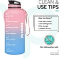 thumbnail image 2 of Venture Pal Half Gallon/64oz Motivational Water Bottle with Time Marker & Removable Strainer, 2 of 7