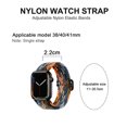 thumbnail image 2 of Bracelet applicable à apple iwatch1234567, Bracelet de Montre Ajustable en nylon Tissé, 2 of 5