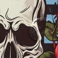thumbnail image 4 of Beautiful Rose and Skull Shower Curtain Waterproof Fabric with 12 Hooks Bathroom Bath Curtain Set Polyester Fabric Machine Washable 60 x 72 Inch Home Decor, 4 of 6
