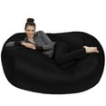 Sofa Sack Bean Bag Chair, Memory Foam Lounger with Microsuede Cover