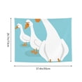 thumbnail image 6 of Picia Three White Geese Pattern Tapestry-Tapestries for Bedroom Living Room Dorm(29x37"), 6 of 8