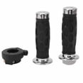 thumbnail image 2 of Throttle Handle Grips, Motorcycle Throttle Handle Bar Anti Slip Strong Grip Shockproof 2 PCS 7/8 In 22mm  For ATV, 2 of 8