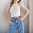 thumbnail image 4 of JASGOOD Women Leather Belts Western Cowgirls Belt with Gold Buckle, 4 of 8