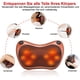 thumbnail image 5 of Masajeador Shiatsu 3D con cojín de masaje con función de calor, masajeador de cuello eléctrico, masaje giratorio para cuello, hombros, relajación muscular de la espalda, para casa, oficina, 5 of 5