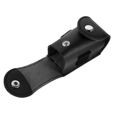 RENACLIPY Golf Down Training Belt Bag Golf Ball Waist Bag Black PU Sleek Design 1Pack