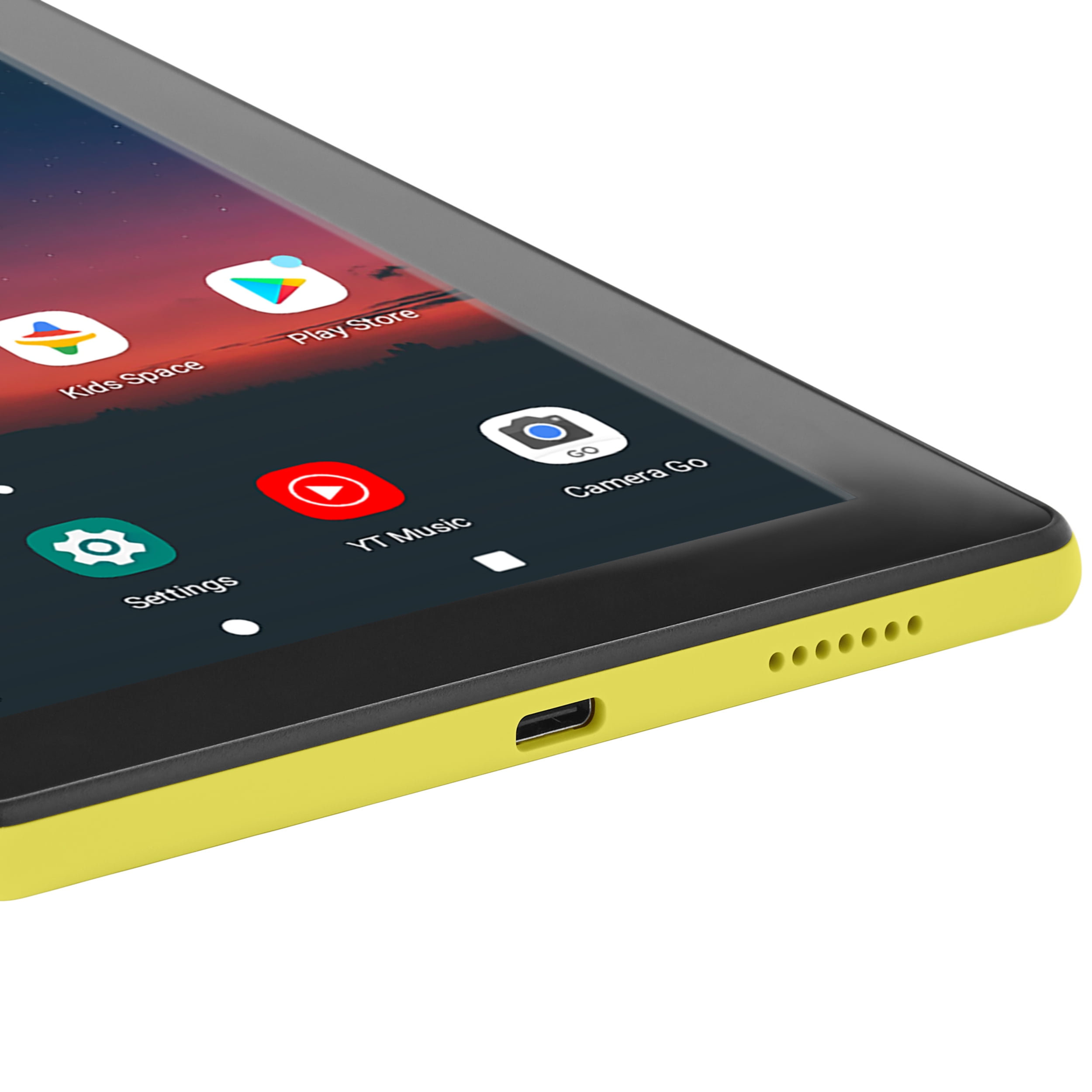 onn. 7" Tablet, 32GB (2022 Model) , 2.0 GHz Quad-Core Processor, Chartreuse