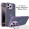 thumbnail image 5 of Allytechgroup Anti-Scratch Hard Shell Rugged Cell Phone Case with Protective Case Cover for Apple iPhone 11, Purple, 5 of 5