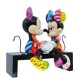 thumbnail image 4 of Enesco Disney Britto Mickey y Minnie Mouse Love Sitting on Park Bench Figurine, 6.375 Pulgadas, Multicolor, 4 of 4