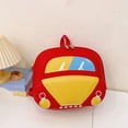 thumbnail image 6 of CUZIBR Toddler Boys Backpack Cute 3D Cartoon Car Shape Double Zippers Top Carry Handle Lightweight Mini Daypack Preschool Kids School Bag, 6 of 6