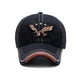 thumbnail image 4 of Moda 3D Águila Bordado Gorras De Béisbol Hombres Mujeres Lavado Denim Deportes Activo Casual Sombrero Methold AP007874-02, 4 of 6