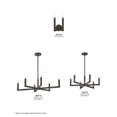 thumbnail image 6 of Hinkley Lighting - Ezra - 6 Light Large Chandelier In Transitional and Modern, 6 of 7