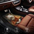 thumbnail image 6 of Fuzoiu Haystack Meditating Cat Print Carpet Floor Mats for Car,Car Foot Mat Set,Universal Fit 4 Piece Mat Pad Set,Fits Most Cars Trucks Vans Sedans SUV Auto Carpet Mat Se, 6 of 7