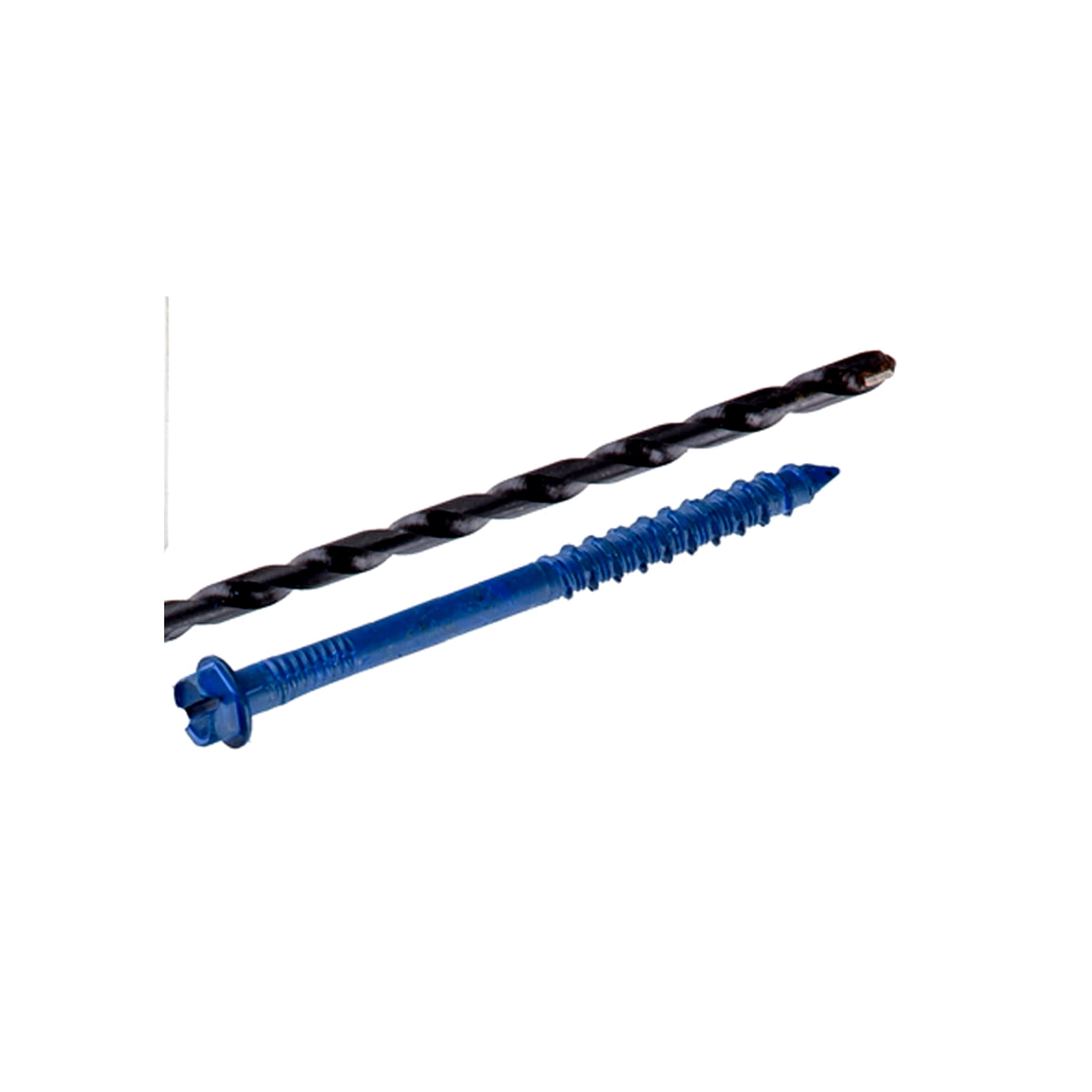 Buildex Tapcon 24301 Screw Anchor, Hex, Phillips, Slotted Drive, Steel, Climaseal - pack of 75