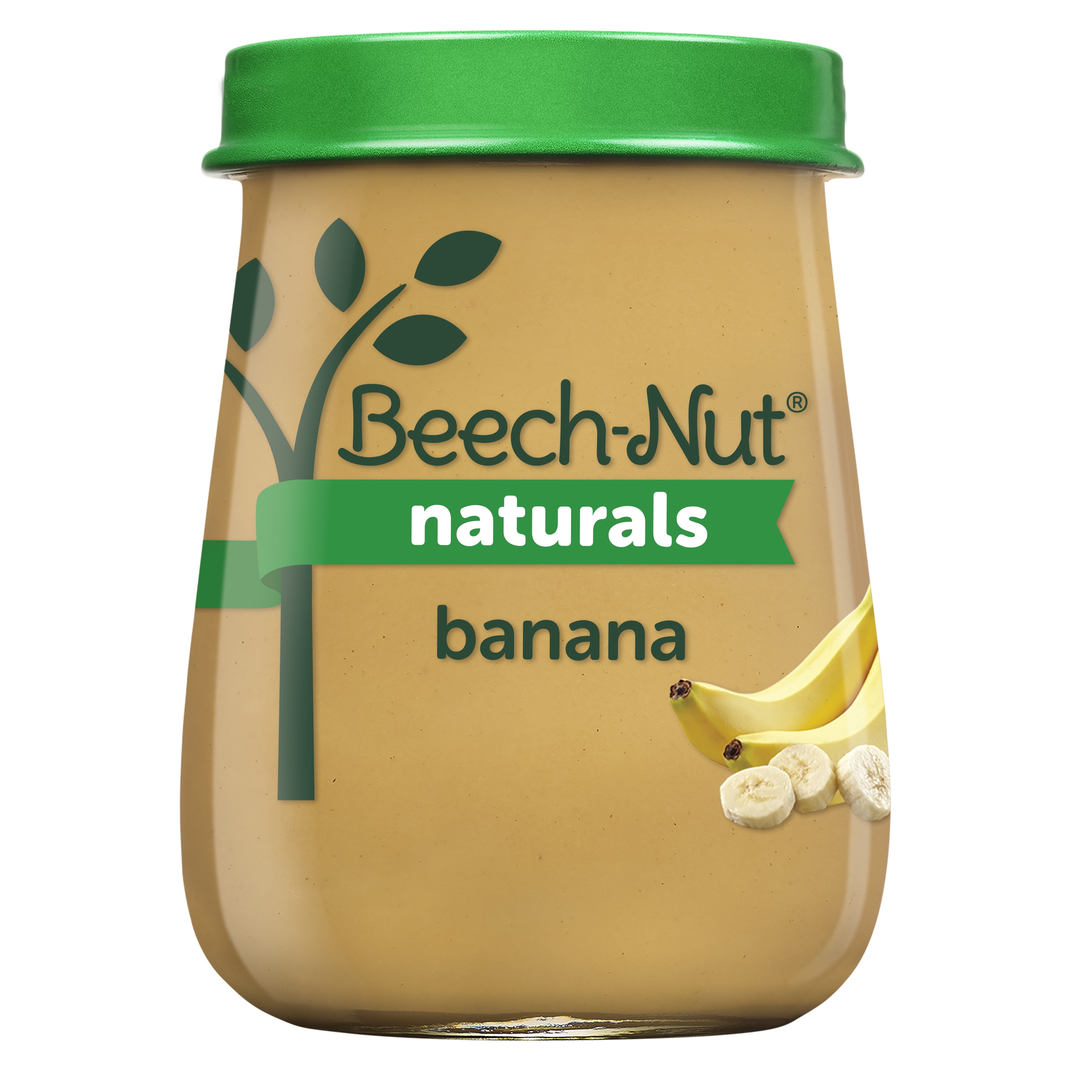 Beech Nut Naturals Stage 1 Banana Baby Food 4 Oz Jar