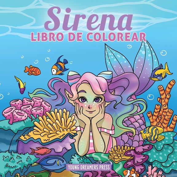 Cuadernos Para Colorear Niños Sirena libro de colorear: Libro de colorear para niños de 4-8, 9-12 años, Book 9, (Paperback)