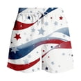 thumbnail image 4 of Bainana Mens Swim Trunks American Flag Patriotic Swim Shorts Fourth Of July Lightweight Casual Beach Travel Swimsuits, 4 of 4