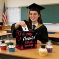 thumbnail image 6 of Goowood Graduation Decorations 2026 Congrats Grad Card Box for Graduation Party Foldable Cardboard Gift Box Holder Style C, 6 of 9