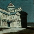 thumbnail image 3 of Olga Boznanska 15x15 Black Modern Framed Museum Art Print Titled - Cathedral of Pisa (1905), 3 of 5
