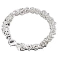 thumbnail image 3 of CHUANK Link Chain Bracelet in Sterling Silver, 3 of 6