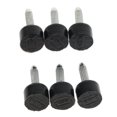 thumbnail image 2 of 3 pares de puntas de tacón alto Grifos Reparación de calzado Dowels Pads 9x6mm Negro Sunnimix Reemplazo de grifos de tacón alto, 2 of 8