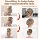 thumbnail image 1 of Accesorios para el cabello Seitruly moño de pelo sintético rizado, 1 of 6