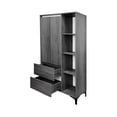 thumbnail image 2 of Closet Ropero, Armario Moderno con Puertas y Cajones, Mueble Organizador para Dormitorio, Diseño Minimalista y Duradero., 2 of 5