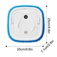 thumbnail image 3 of Wet Scrubbing Robot Vacuum Cleaner - Automatic Floor Mopping Robot with Water Vacuum and Mop - USB Charging, 3 of 7