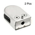 thumbnail image 3 of Stainless Steel 304 Glass Clamp, 2Pcs Glass Clip Curved Back Round Glass Bracket for Thickness 10-12mm Glass, 3 of 6