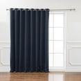 thumbnail image 1 of Qucyy 100" wide Bronze Grommet Top Inch Wide Navy x, 1 of 5