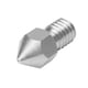 thumbnail image 2 of Methold Boquilla de impresora 3D MK8 chapada A2 herramienta acero resistente al desgaste para MakerBot CraftBot CR10 Tevo M6 1,75mm 3mm Kits de mantenimiento de impresoras cuatro 7x15.5, 2 of 8