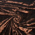 thumbnail image 3 of Deep Brown Crushed Stretch Velvet Solid, 3 of 5
