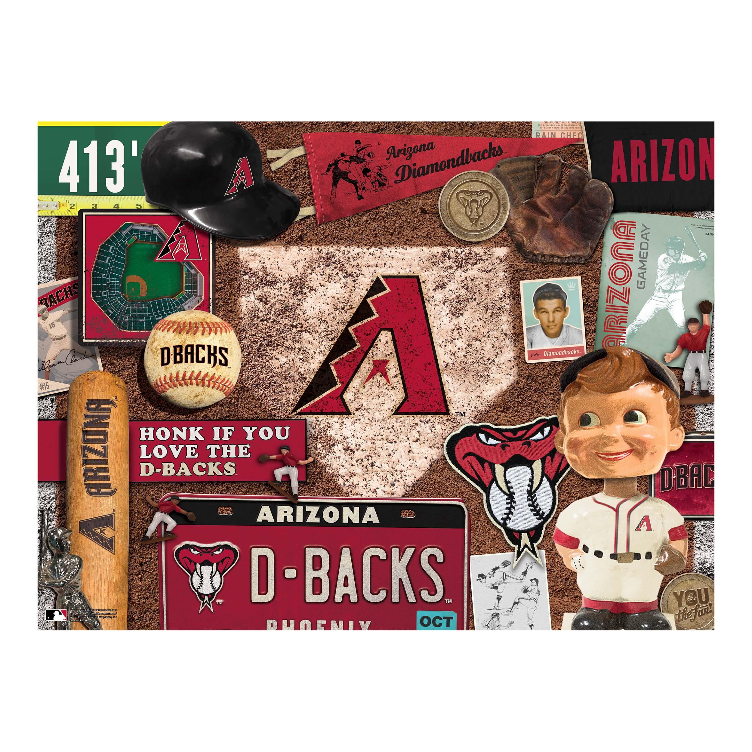 YouTheFan MLB Arizona Diamondbacks Retro Series Puzzle – 500 PC