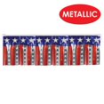 thumbnail image 5 of Beistle - Metallic Stars & Stripes Fringe Banner - 14" x 4' - Pack of 12, 5 of 11