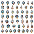 thumbnail image 2 of Pegatinas Rocket Series Graffiti, vinilo impermeable, 50 unidades, 2 of 2