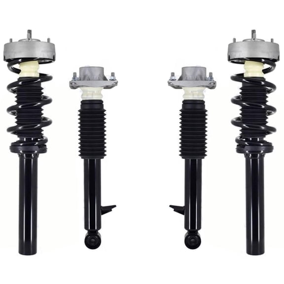 Front Struts & Rear Complete Shocks For BMW X5 xDrive50i All Wheel Drive 14-18