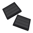 thumbnail image 3 of KAKOWELY 2Pcs Black Plastic Square Cosmetics Storage Cases Lipstick Organizer Case for Eyeshadow Palette Holder, 3 of 8