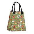 thumbnail image 2 of XMXT Reusable Lunch Bag Women, Autumn Mushroom Squirrel Insulated Lunch Tote for Office Travel, 2 of 8