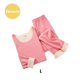 thumbnail image 4 of Qarigey Conjunto de ropa interior térmica de doble cara de lana sin costuras de cintura alta traje de lencería Unisex ropa de invierno ligera de felpa Prendas para la parte del cuerpo rosa 2 Qarigey AP013400-32, 4 of 6