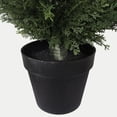 thumbnail image 6 of 6FT Artificial Cypress Tree in Black Plastic Pot UV Resistant, Realistic Indoor Outdoor Fake Topiary Plant, Garden or Entryway Decoration, 1pc/set, 6 of 6