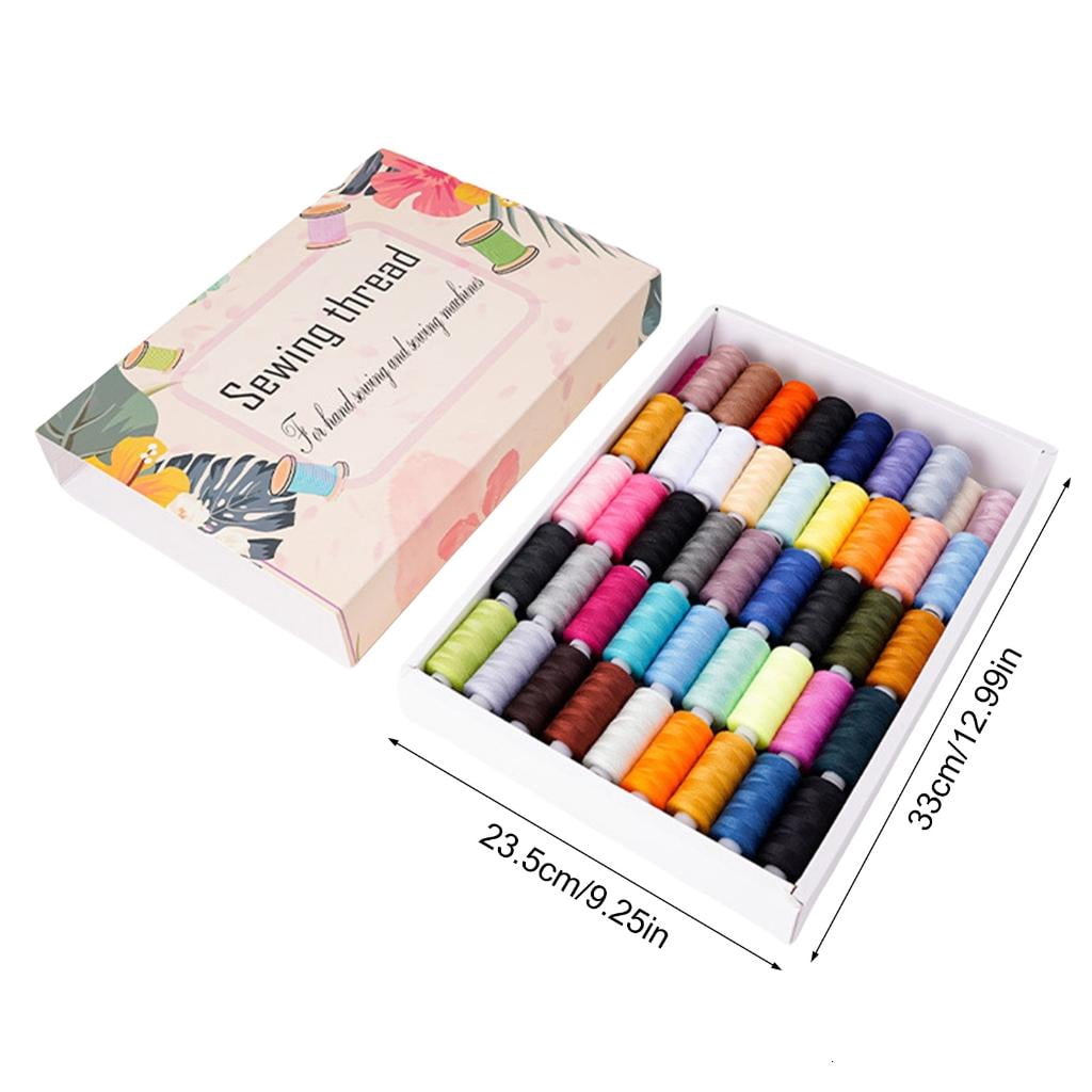88 Spools Polyester Sewing Thread Sewing Thread 400Yards/Spool for Sewing Machine Hand Stitching Embroidery Quilting