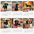 Pandaie 2025 Wall Calendar Cute Dogs in Anime Calendar 2025 From Jan