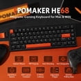 thumbnail image 2 of Teclado EPOMAKER HE68 Hall Effect 8000 Hz Polling Black, 2 of 8