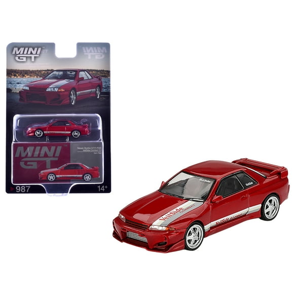 Nissan Skyline GT-R (R32) RHD "Veilside Combat C-I" Gem Red Metallic Limited Edition 1/64 Diecast Model Car by Mini GT