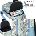 thumbnail image 4 of Crossbody Sling Backpack for Women Men Floral Sea Turtle Light Green Shoulder Sling Crossbody Casual Chest Bag for Travel Sports Running Hiking, 4 of 6