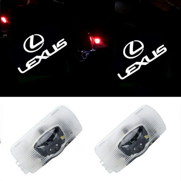 luces LED para puerta de coche, proyector de logotipo de bienvenida para Lexus, con luces inalámbricas universales automáticas HD.