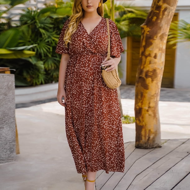orange maxi dress plus size Plus Size Orange Maxi Dress 2x
