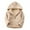 Beige, variant on Edvintorg 12Months-6Years Toddler Winter Clothes Long Sleeve Boys Girls Fashion Solid Color Cute Plush Thickening Keep Warm Zipper Hoodie Coat