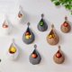thumbnail image 2 of Wall Hanging Fruit Baskets for Kitchen 3 Pack Woven Produce Holder Vegetable Hanging Basket C, 2 of 5