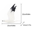 thumbnail image 4 of 11 Inch Fake Artificial Feathered Seagull Decoy Realistic Seagull Garden Decor Sculptures & Statues White, 4 of 6