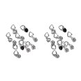 thumbnail image 2 of kurtrusly 10 Bronze Zip Pullers/ for Zipper Pull Sliders Head Repair Kit Durable and Stylish Type 2 2Set, 2 of 6